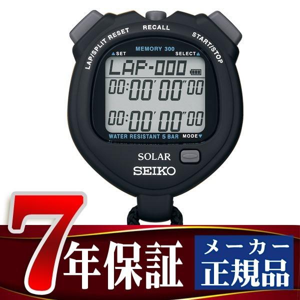 SEIKO STOP WATCH ソーラー ストップウォッチ ソーラー ストップウォッチ ブラック ...