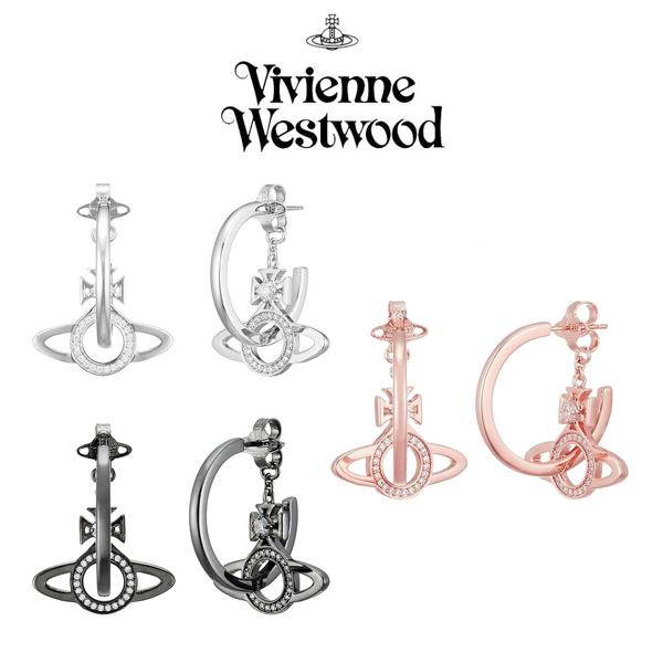 ヴィヴィアン・ウエストウッド  ピアス レディース シルバー/ローズゴールド/ガンメタル  VV-6...