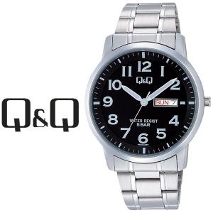 Q&Q ソーラー メンズ 腕時計 シチズン時計 フリーウェイ 3針クォーツ