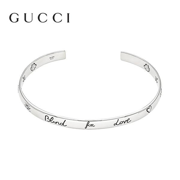 グッチ Blind for Love ブラインド・フォー・ラブ ブレスレット レディース XL(19...