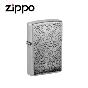 ZIPPO（ジッポー） 二面鳳凰 ライター 二面連続加工 和柄 黒金 銀