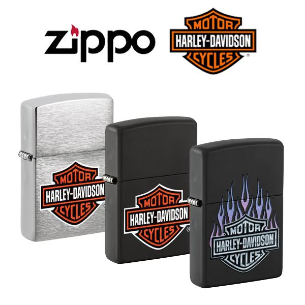 ジッポー ハーレーダビッドソン ライター メンズ シルバー/ブラック/ブルー Harley-Davi...