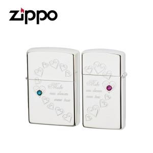 ジッポー ペアジッポー ライター メンズ シルバー ハート ZIPPO ZIP-HFPR-ASP｜1more