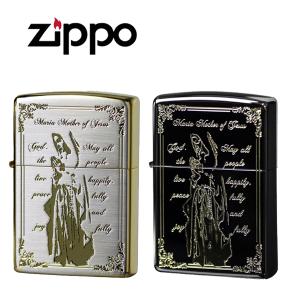 zippo ジッポ ジッポーライター 聖母マリア ブラック/ゴールド ZIPPO 