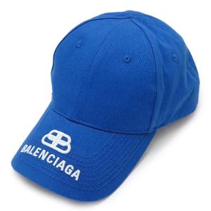 バレンシアガ キャップ  クラシック ベースボールキャップ 帽子 BBロゴ コットン ブルー BALENCIAGA 577548 410B2 4277｜1pia