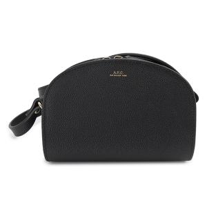 APC アーペーセー ショルダーバッグ レディース PXBRC F61392  スモールエンボスレザー SAC DEMI LUNE MINI｜1pia