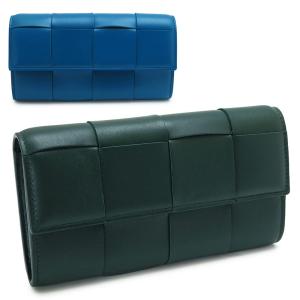 2954 ボッテガヴェネタ 長財布 イントレチャート オレンジ コンチネンタル BOTTEGA VENETA - 新品 ボッテガヴェネタ BOTTEGA VENETA 長財布