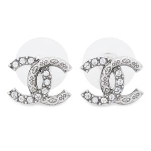 シャネル ピアス レディース ABD767 B17147 NZ519 スタッドピアス アクセサリー ココマーク CCマーク シルバー クリア CHANEL