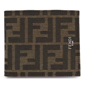 FENDI（フェンディ） 財布 メンズ 7M0169 FENDI 二つ折り札入れ FF柄
