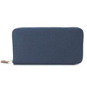 エルメス 長財布 AZAP SILKIN BLUE SAPH...
