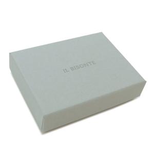 イルビゾンテ IL BISONTE 箱 正規店 ブランド箱 ギフトボックス 空箱 化粧箱 ギフト プレゼント ラッピング 小物用 グレー 12.5×9.5×3cm【ブランド付属品】