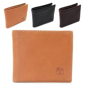 IL BISONTE（イルビゾンテ） 財布 二つ折り 小銭入れ付き キャメル