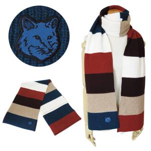 新品 メゾンキツネ MAISON KITSUNE マフラー ストール ウール 楽天市場】MAISON KITSUNE メゾンキツネ マフラー BOLD FOX HEAD