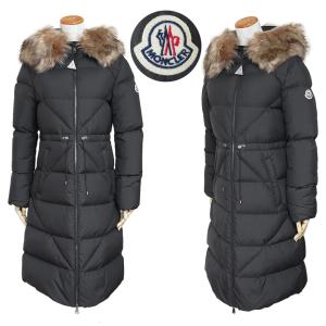 モンクレール ダウンジャケット レディース BUSARD 1C00024 54A81 999 ダウンコート アウター ファー付き ブラック 黒 MONCLER 2023年秋冬新作｜1pia