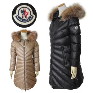 モンクレール ダウンジャケット レディース CHANDRE 1C00023 595ZZ ダウンコート アウター ファー付き MONCLER｜1pia