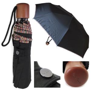 ポールスミス 折りたたみ傘 M1AUMBT ATRIM 92A 傘 アンブレラ ストライプ マルチ ブラック 黒 Paul Smith UMBRELLA TELE M TRIM｜1pia