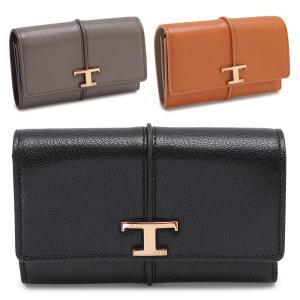 Tod’s 財布 タイムレス TOD'S トッズ 長財布 レディース Tタイムレス XAWTSKBS400TLS 二