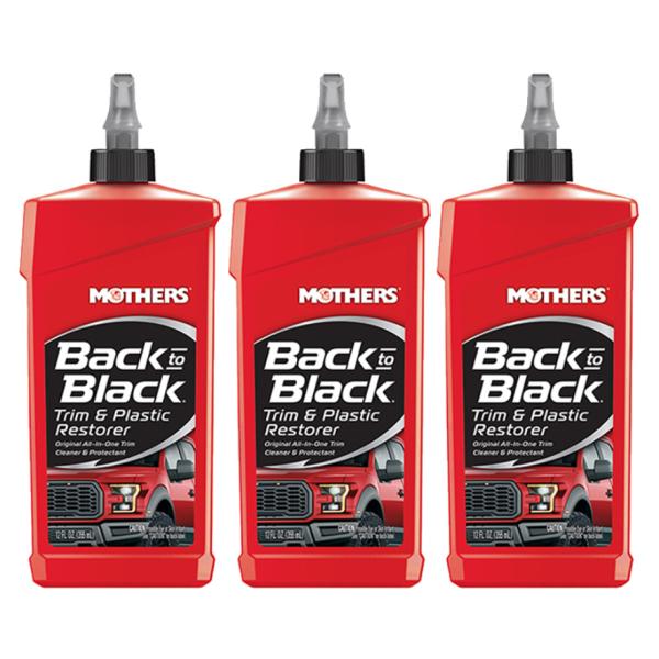 洗車 黒樹脂コーティング剤 MOTHERS バックトゥブラック トリム＆プラスチック レストア ツヤ...