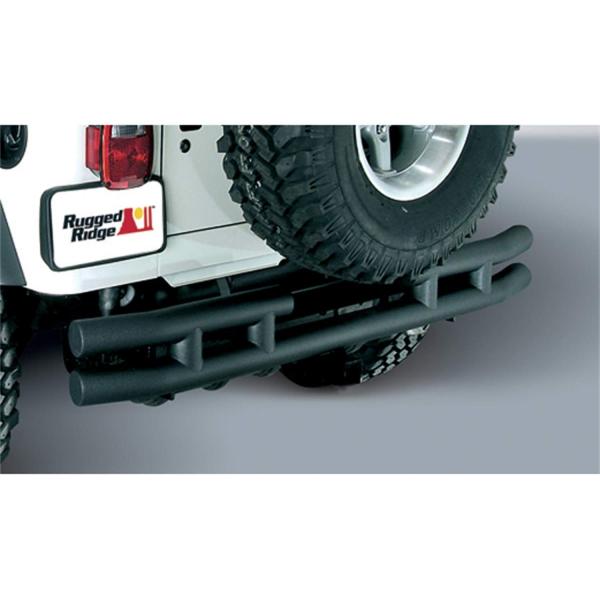 【並行輸入品】Rugged Ridge 11571.03 テクスチャー加工 ブラック リアチューブバ...