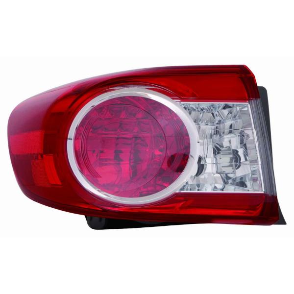 【並行輸入品】Depo トヨタ カローラ アウターテールランプアセンブリ 電球とソケット付き 312...