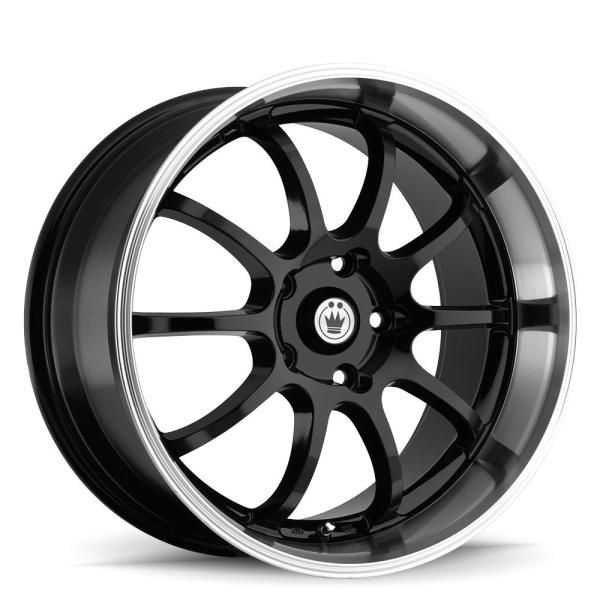 【並行輸入品】Konig Lightning 14x6 Black Wheel/Rim 4x100 ...