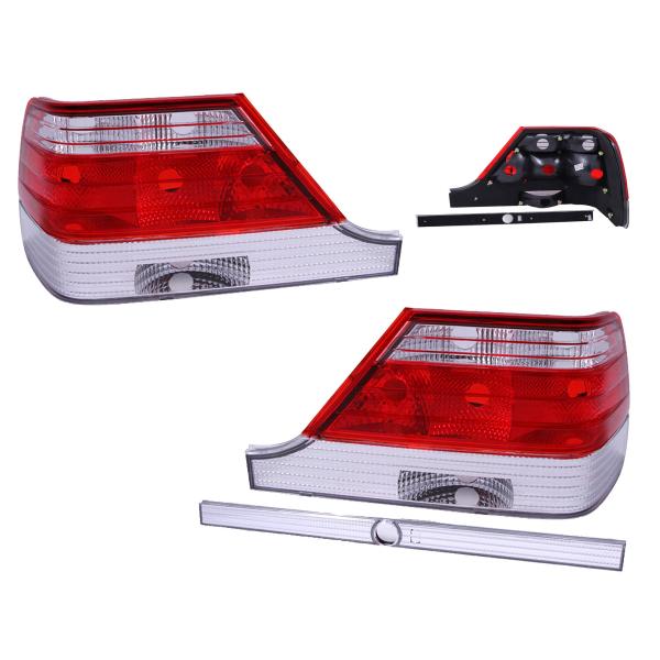 【並行輸入品】SPPC テールライト レッド/クリア アセンブリセット メルセデスベンツ Sクラス ...