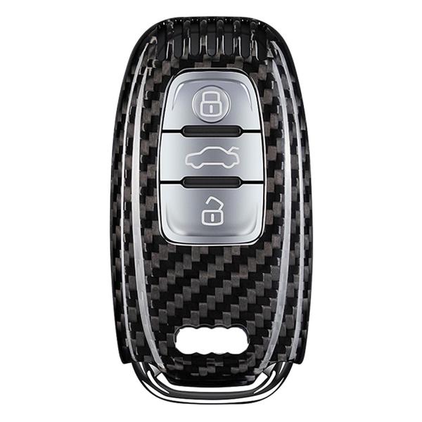 【並行輸入品】カーボンファイバーキーFobカバー用アウディキーFobリモートキー、フィットAudi ...