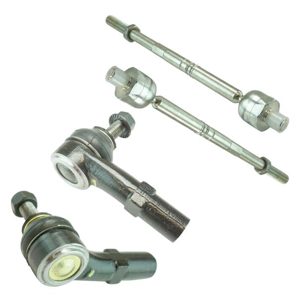 【並行輸入品】インナー&amp;アウタータイロッド LH&amp;RHキット 4本セット VW Jetta Golf...