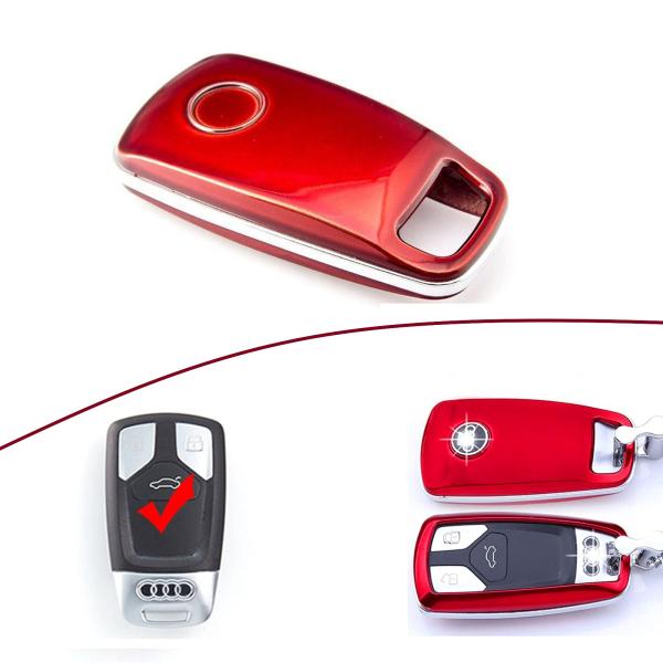 【並行輸入品】x xotic tech グロッシーレッド ABS ハードキー フォブシェルカバーケー...