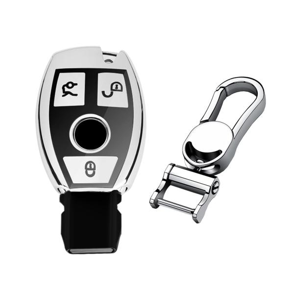 【並行輸入品】M.JVisun ソフトTPUケースカバー プロテクター 車のキーフォブケース メルセ...