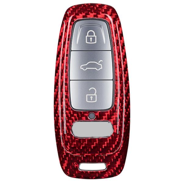 【並行輸入品】M.JVisun 純正カーボンファイバー キーフォブカバー Audi A3 A6 A7...