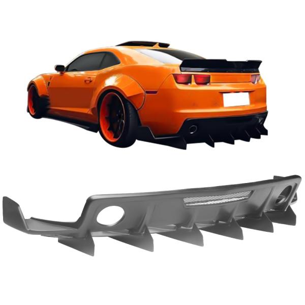 【並行輸入品】IKON MOTORSPORTS リアディフューザー 2010 2015 シボレー カ...