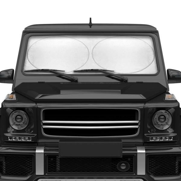 【並行輸入品】Sharper Image インスタントポップアップ自動車フロントガラスサンシェードバ...