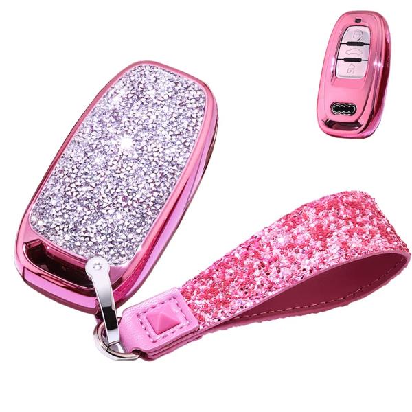 【並行輸入品】SANRILY Sparkling Bling Key Fob Cover Case ...
