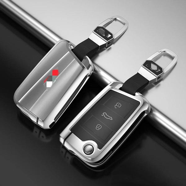 【並行輸入品】カーキーフォブカバースマート亜鉛合金キーケース、フォルクスワーゲンゴルフに適合7 gt...