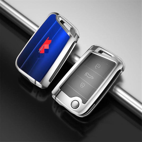 【並行輸入品】カーキーフォブカバースマート亜鉛合金キーケース、フォルクスワーゲンゴルフに適合7 gt...