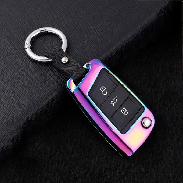 【並行輸入品】カーキーフォブカバースマート亜鉛合金キーケース、フォルクスワーゲンゴルフ7 gti m...