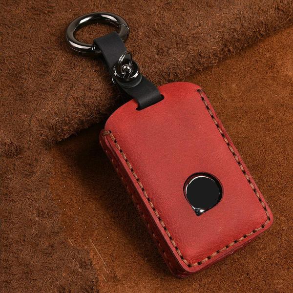 【並行輸入品】カーキーフォブカバースマートレザーキーケース、ボルボXC40 XC60 S90 XC9...