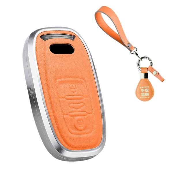 【並行輸入品】SANRILY Silver Metal Frame &amp; Genuine Leathe...