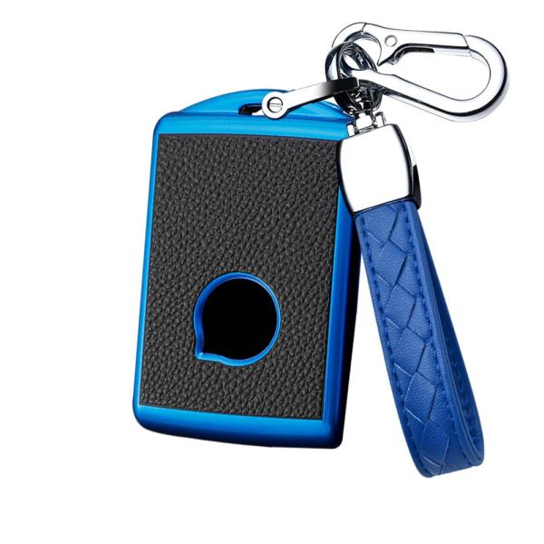 【並行輸入品】HIBEYO ボルボキーフォブカバー TPUレザーテクスチャキーケースシェル Volv...