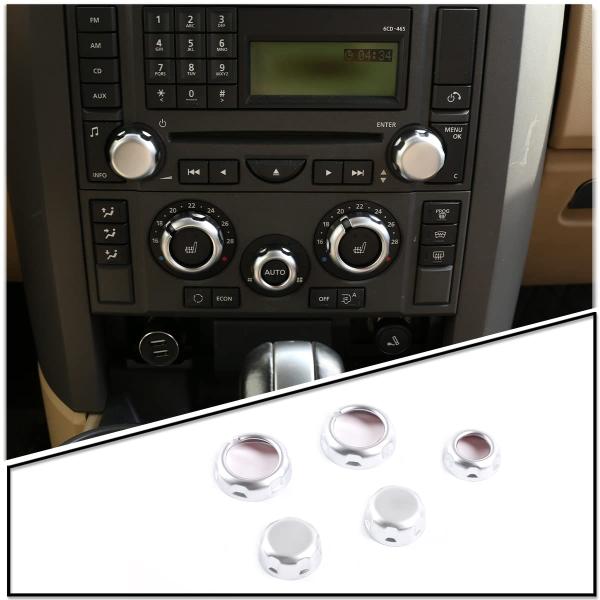 【並行輸入品】LLKUANG ABS Chrome Air Conditioner Switch C...