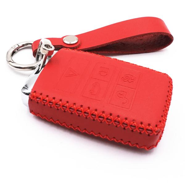 【並行輸入品】WFMJ Leather 5 Buttons Smart Remote Key Fob...