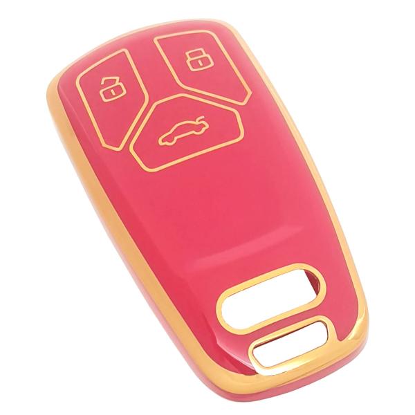 【並行輸入品】キーフォブカバーケース Audi A4 Q7 Q5 TT A3 A6 SQ5 R8 S...