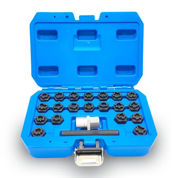 【並行輸入品】JEUCLEL ホイールロックナットキーキット 22個 フォルクスワーゲン対応 ホイー...