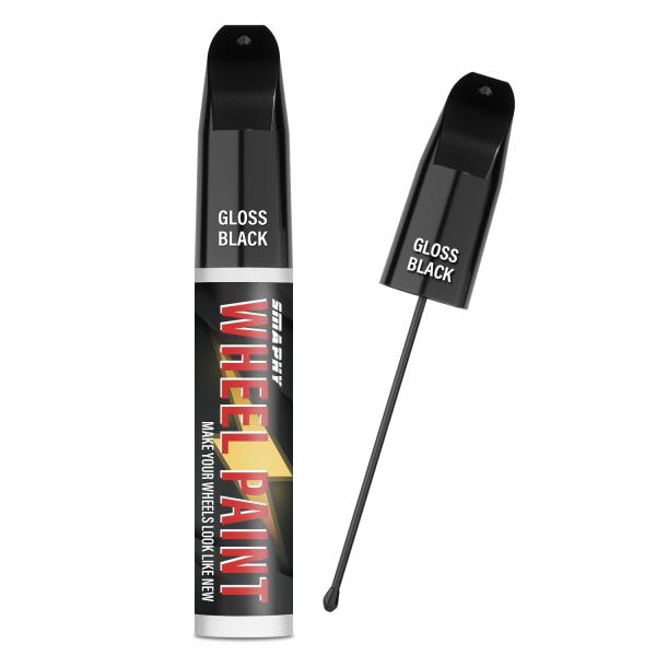 【並行輸入品】SMAPHY グロスブラックリムタッチアップペイント、ホイールスクラッチ修復タッチアッ...