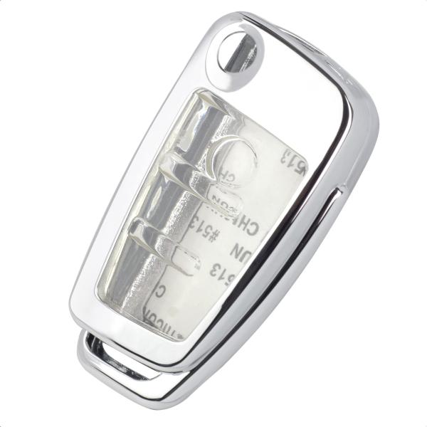 【並行輸入品】SK CUSTOM Silver zinc Alloy Smart Key Case ...