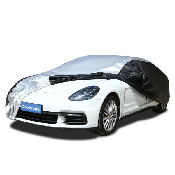 【並行輸入品】Coverado 車用カバー 防水 全天候型 自動車用 見えないジッパーミラーポケット...