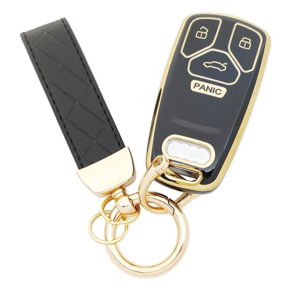 【並行輸入品】TPU 保護キーフォブカバーケース Audi A3 A4 A5 A6 Q4 Q5 Q7...