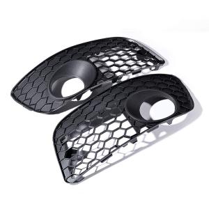 【並行輸入品】LeeMas Pair Front Bumper Fog Light Grill Cover Fog Lamp Bezel Ho