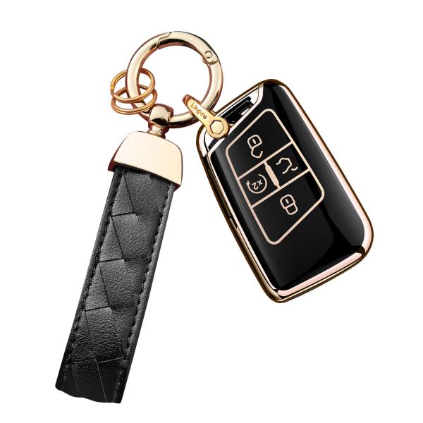【並行輸入品】Bqepe for Volkswagen Key Fob Cover Keychain...